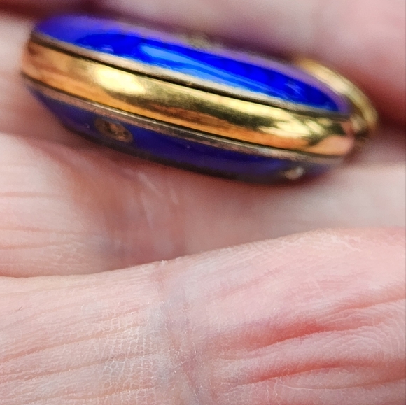 Antique Swiss Enamel Brooch Watch - Picture 4 of 7